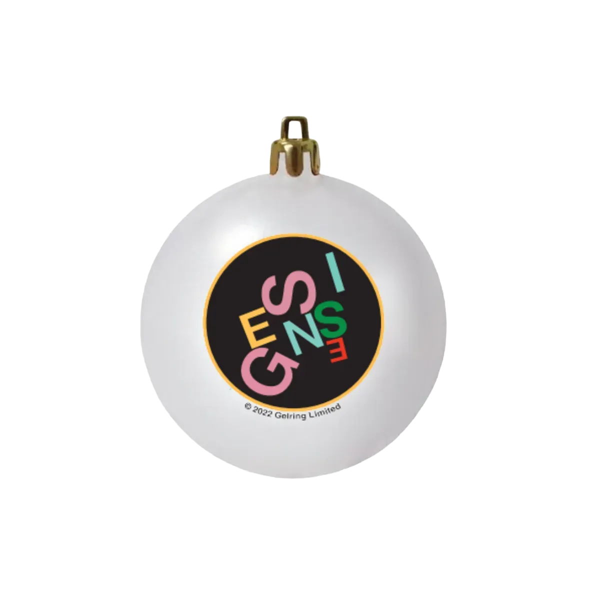 Genesis Multi Logo White Ornament