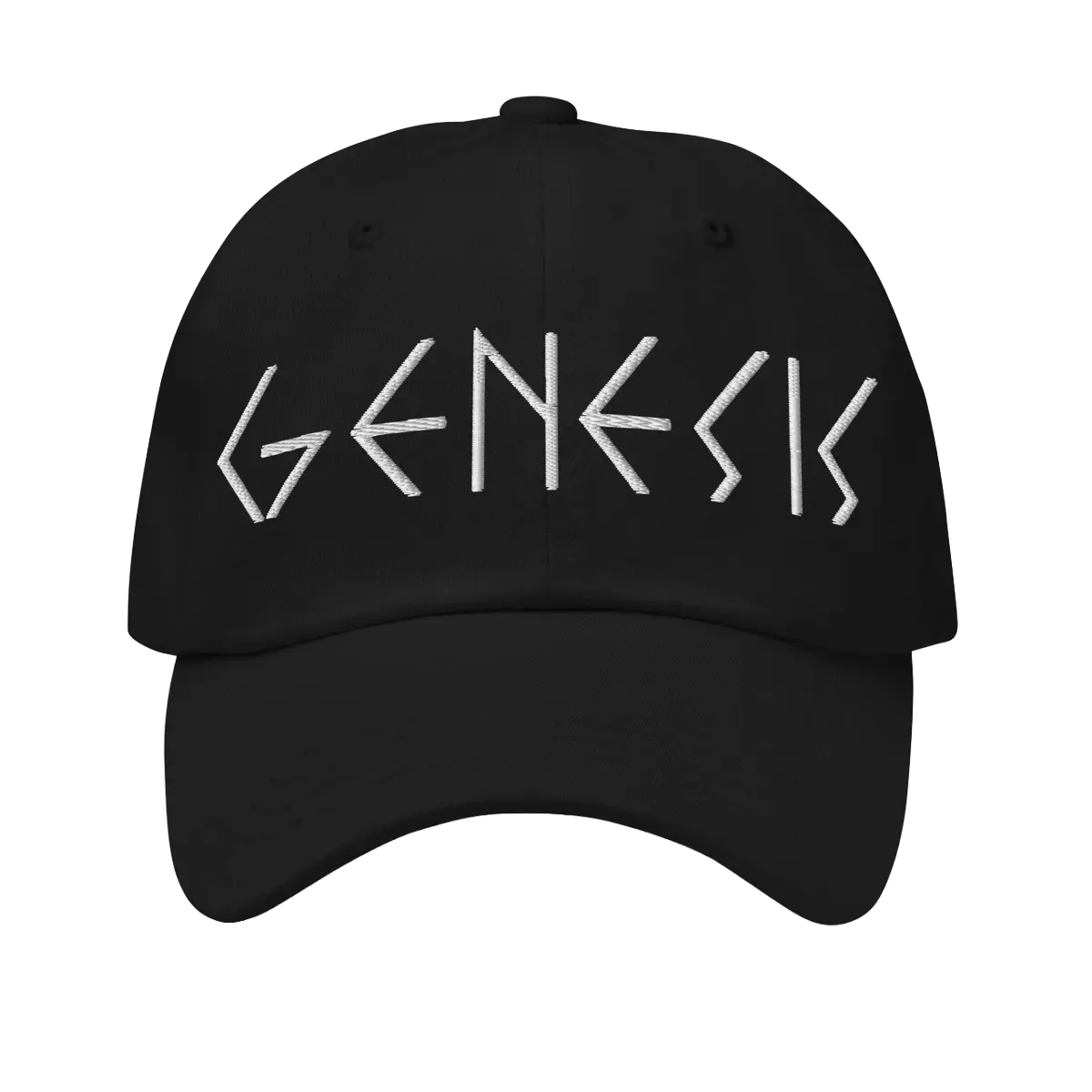 Genesis White Embroidered Dad Cap