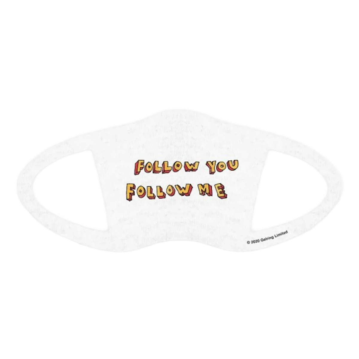 Follow Face Covering White