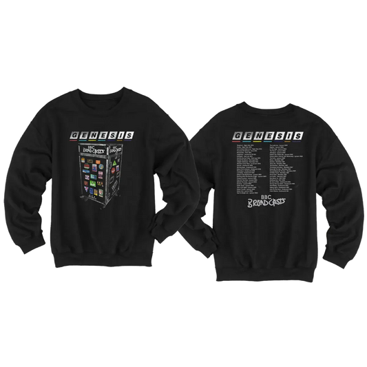 Genesis BBC Broadcasts Black Crewneck Sweatshirt