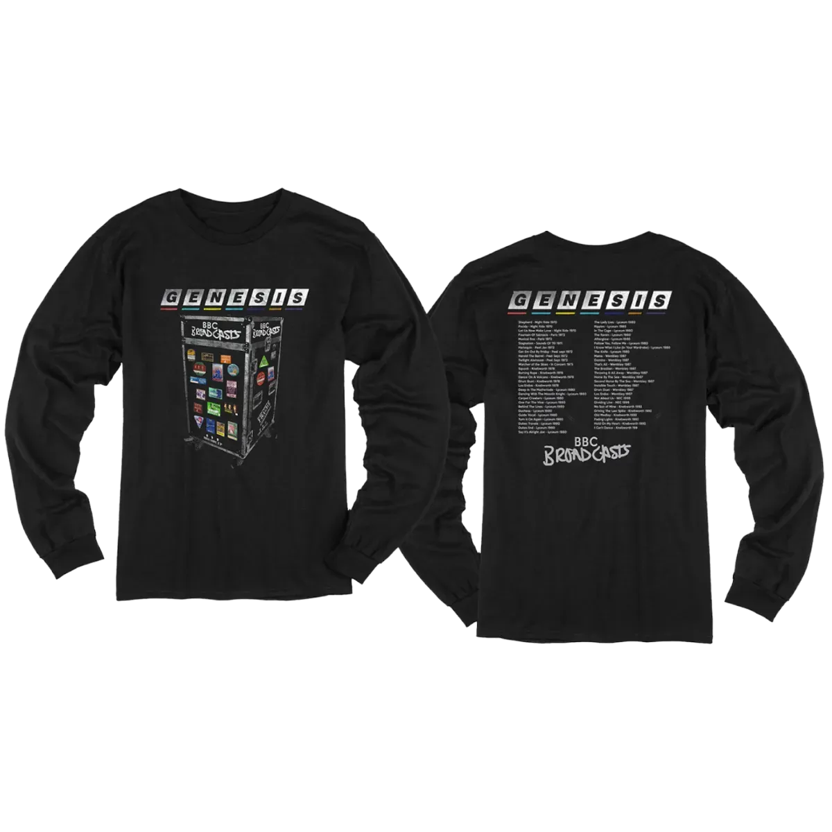 Genesis BBC Broadcasts Black Longsleeve Shirt