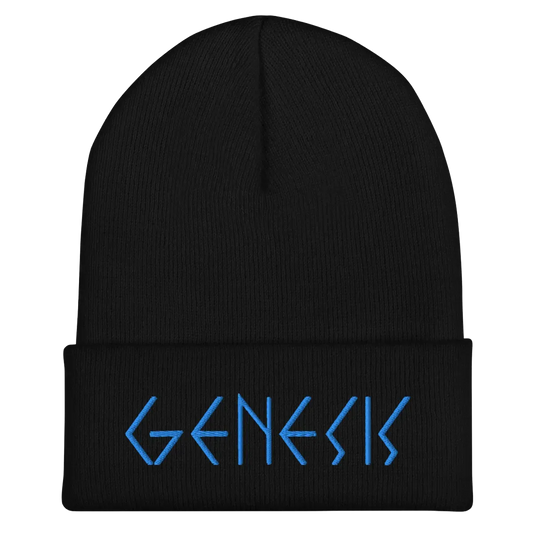 Genesis Blue Embroidered Beanie