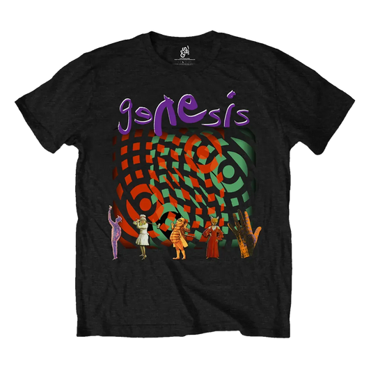 Genesis Collage Unisex Black T-Shirt