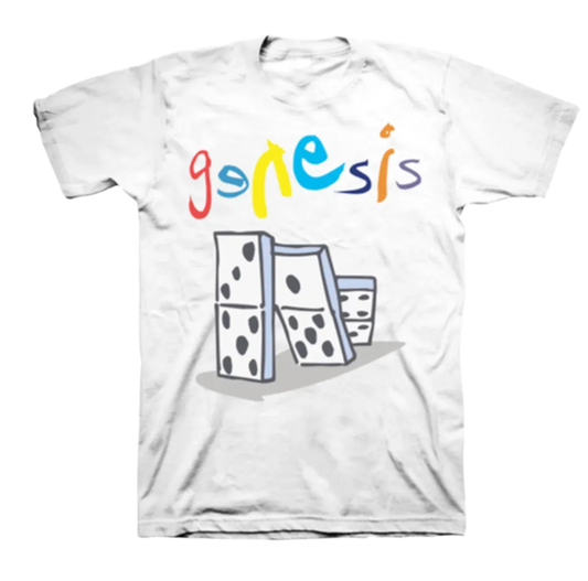 Genesis Domino Setlist White T-Shirt
