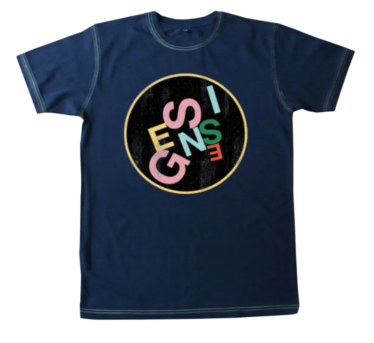Genesis Jumbled Logo Ladies Vintage T-Shirt