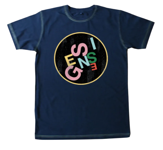 Genesis Jumbled Logo Ladies Vintage T-Shirt