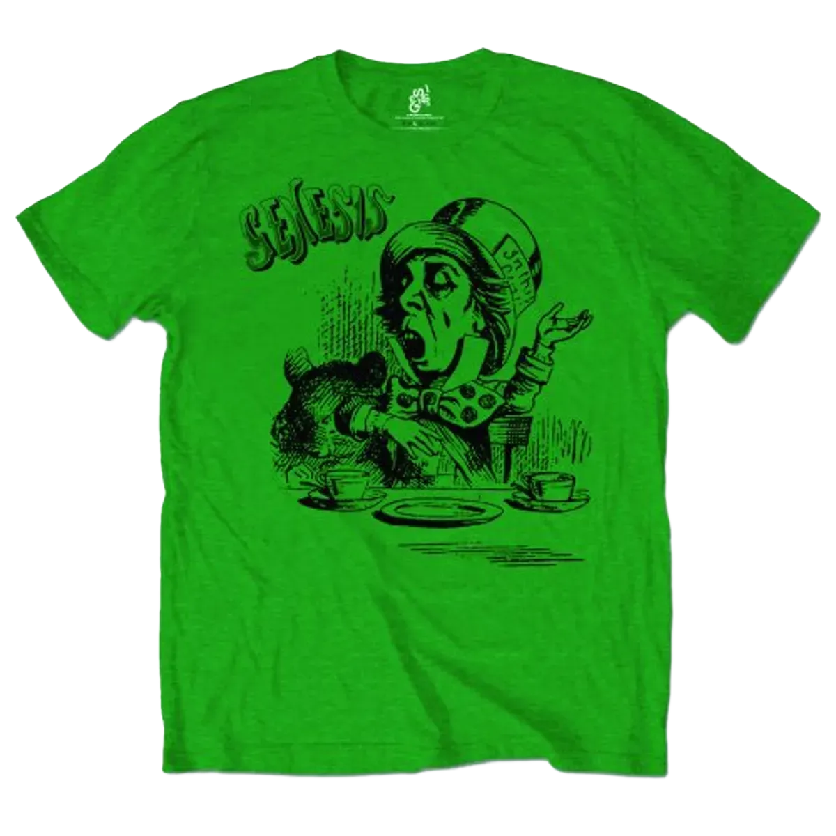 Genesis Mad Hatter Unisex Green T-Shirt