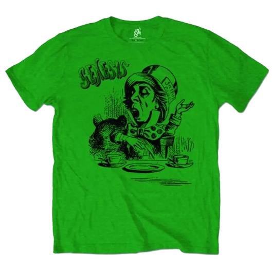 Genesis Mad Hatter Unisex Green T-Shirt