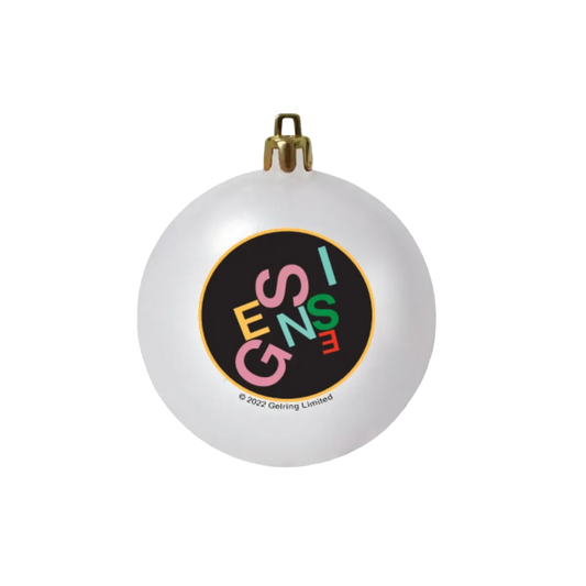 Genesis Multi Logo White Ornament