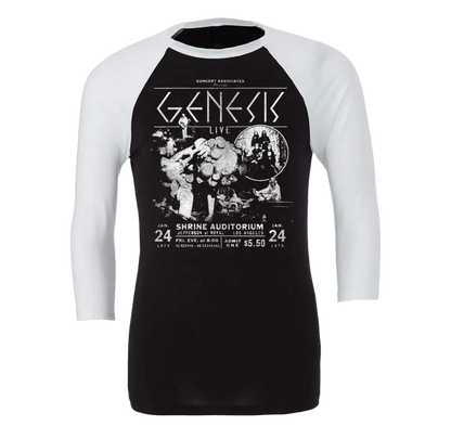 Genesis Shrine Auditorium 1975 Baseball Tee