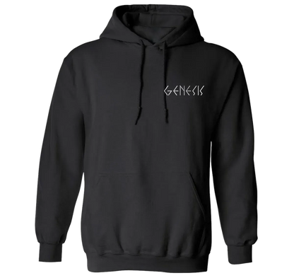 Genesis Shrine Auditorium 1975 Black and White Hoodie