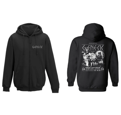 Genesis Shrine Auditorium 1975 Zip Hoodie